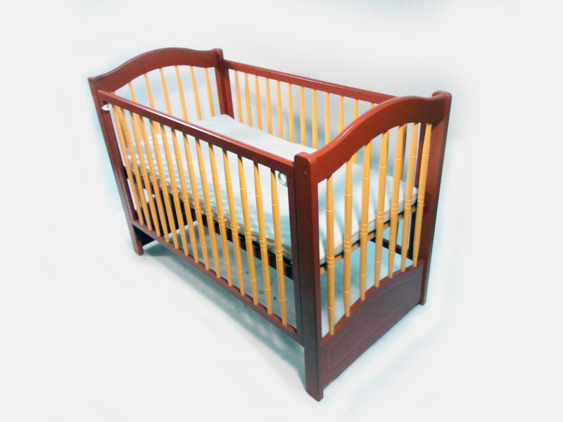 cuna bebe madera 2posiciones 83-93x126x65 (60eu.) 1u